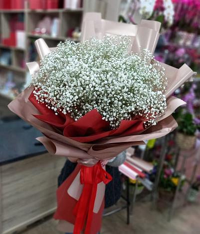Букет цветов из: Гипсофила в Мраково Кугарчинский район