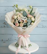 Букет цветов из:  Розы и Лизиантусы #REPLACE_PRED# Мраково Кугарчинский район