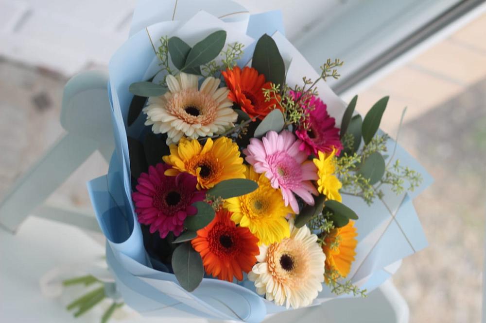 Букет цветов из: Герберы в Мраково Кугарчинский район