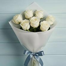 Букет 7 Белых роз Эдлесс Лав #REPLACE_PRED# Мраково Кугарчинский район
