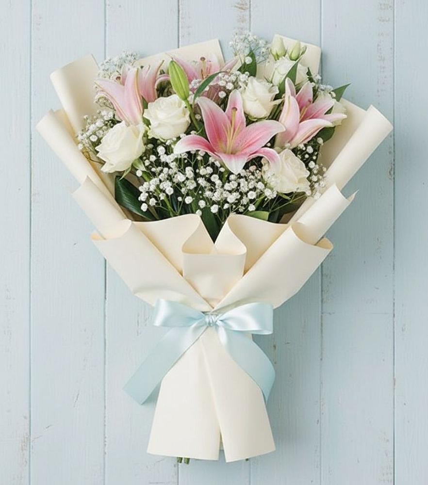 Букет цветов из: Лилии в Мраково Кугарчинский район