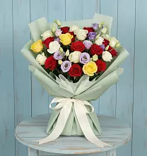 Букет цветов из:  Розы в Мраково Кугарчинский район