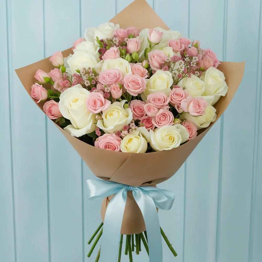 Букет цветов из: Розы в Мраково Кугарчинский район