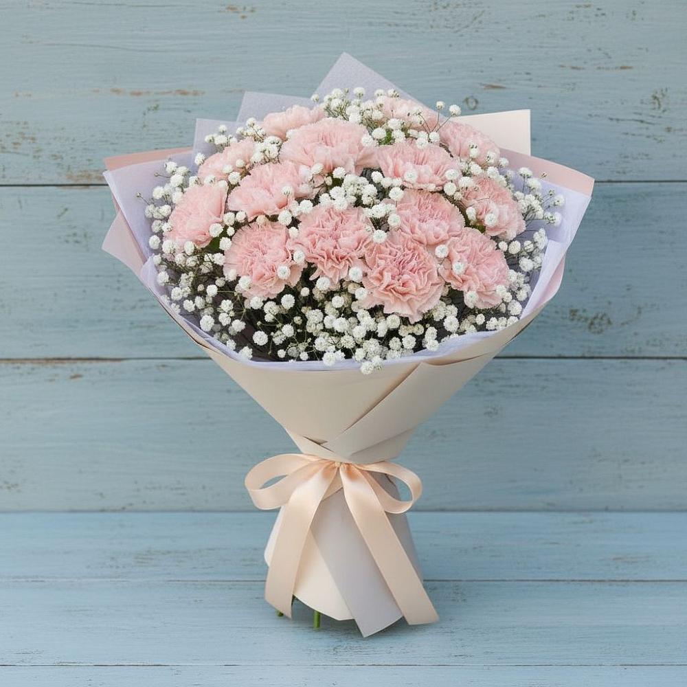 Букет цветов из: Гвоздики в Мраково Кугарчинский район