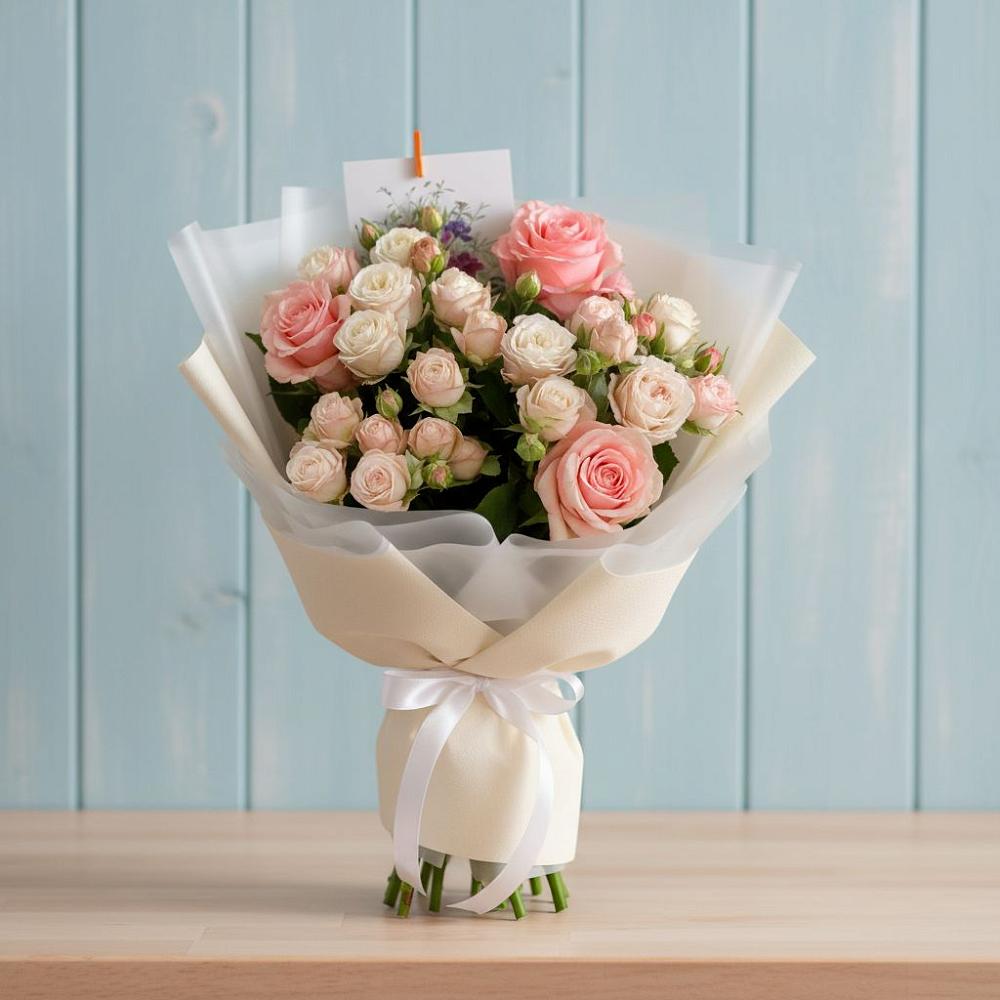 Букет цветов из: Розы в Мраково Кугарчинский район