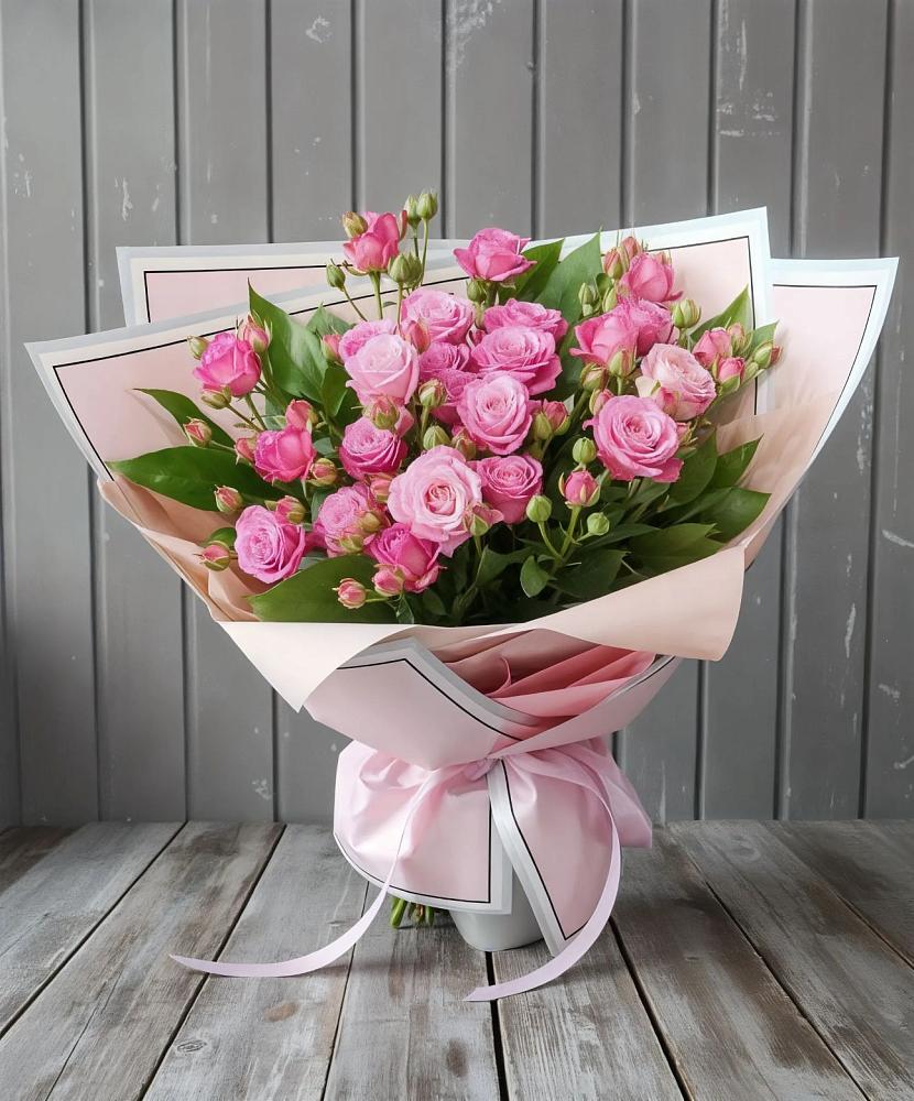 Букет Розовый кустик в Мраково Кугарчинский район