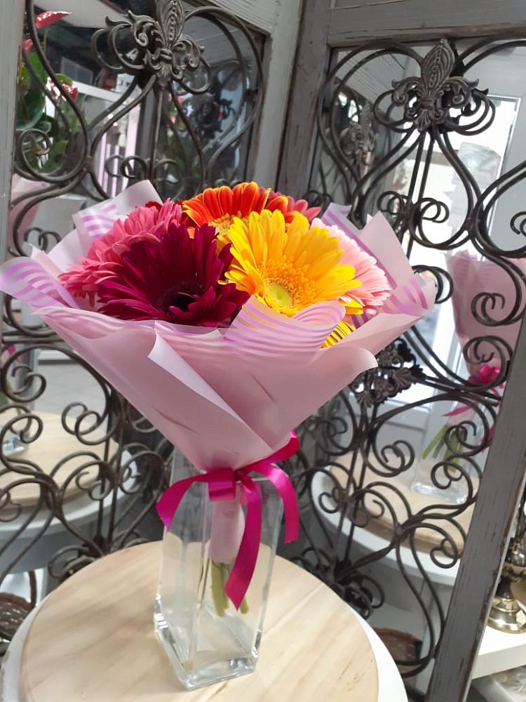 Букет цветов из: Герберы в Мраково Кугарчинский район