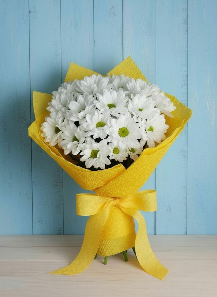 Букет цветов из: Хризантемы в Мраково Кугарчинский район