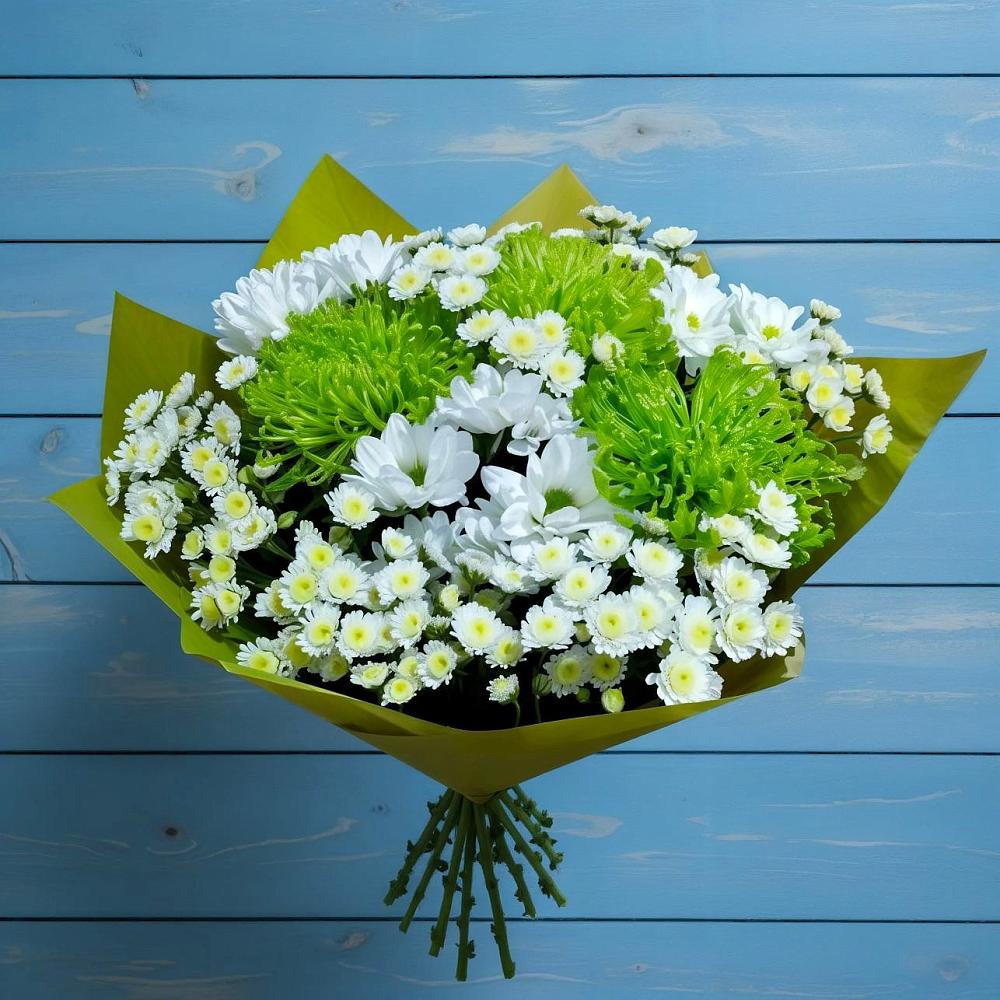 Букет цветов из: Хризантемы в Мраково Кугарчинский район