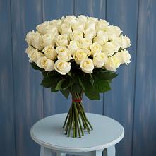 Букет 51 Белая роза Эдлесс Лав #REPLACE_PRED# Мраково Кугарчинский район