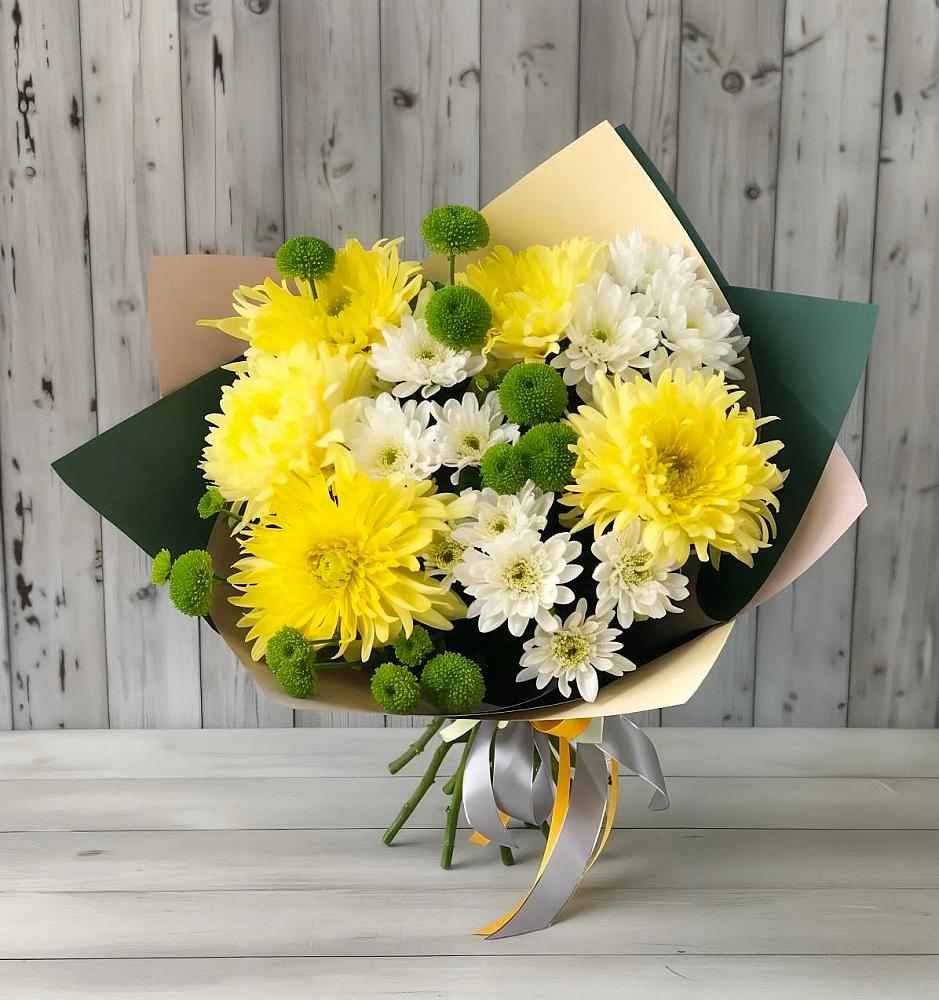 Букет цветов из: Хризантемы в Мраково Кугарчинский район