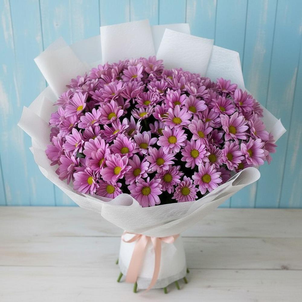 Букет цветов из: Хризантемы в Мраково Кугарчинский район