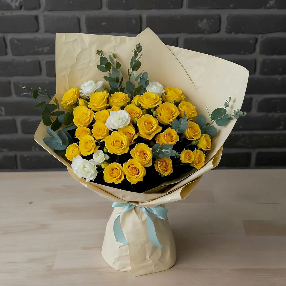 Букет цветов из: Розы в Мраково Кугарчинский район