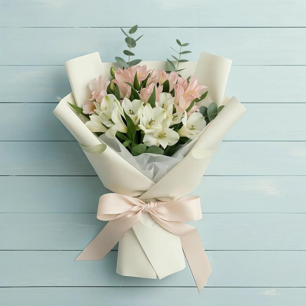 Букет цветов из: Альстромерии в Мраково Кугарчинский район