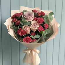 Букет цветов из:  Гвоздики и Розы в Мраково Кугарчинский район