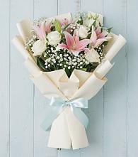 Букет цветов из:  Лилии в Мраково Кугарчинский район