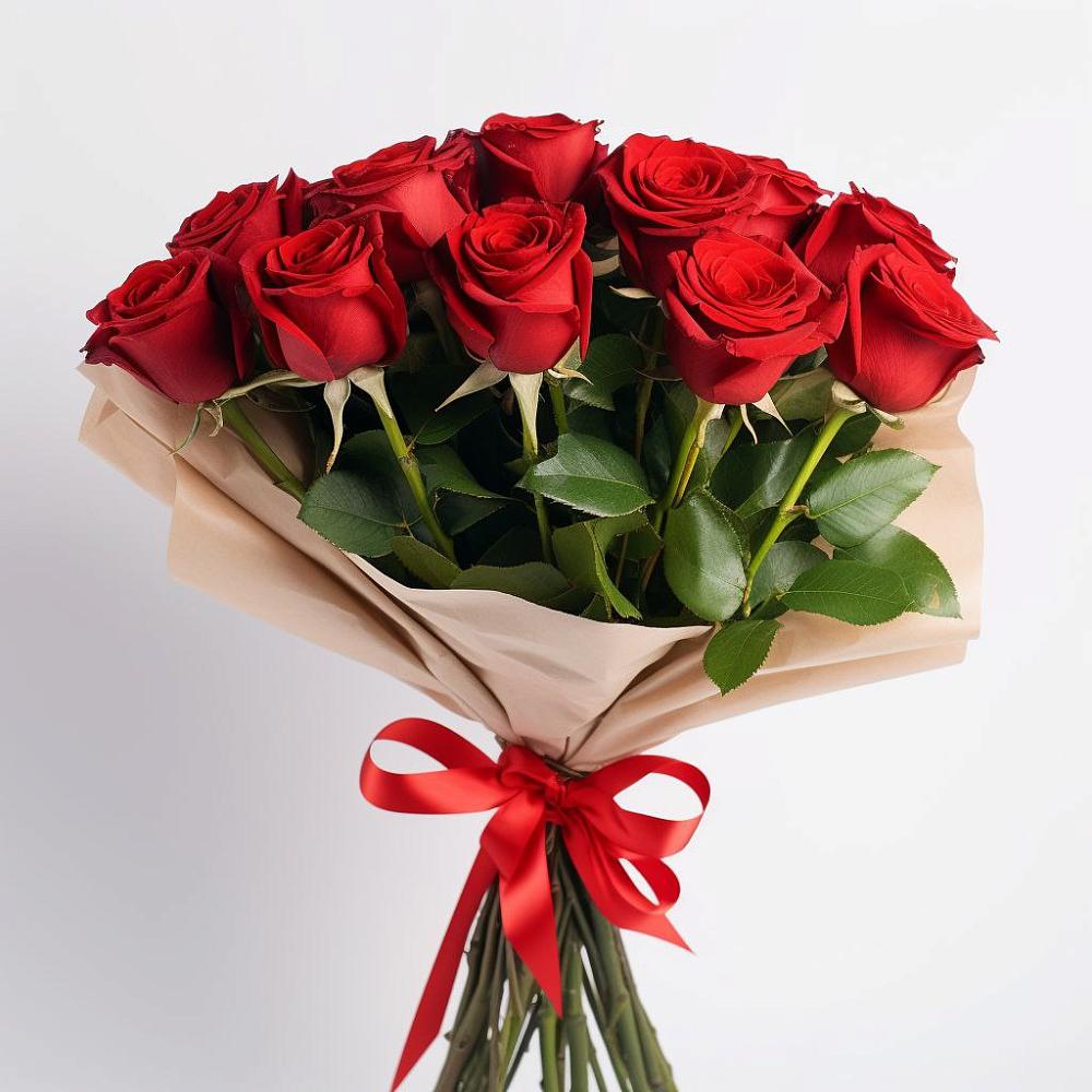 Букет 11 Красных роз Эдлесс Лав в Мраково Кугарчинский район