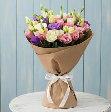 Букет цветов из:  Лизиантусы в Мраково Кугарчинский район